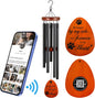Effasaflink Pet Memorial Wind Chime with NFC & QR Code – 25.5" Wooden & Aluminum Chime with Custom Online Tribute – Upload Photos, Messages & Music for Your Beloved Pet