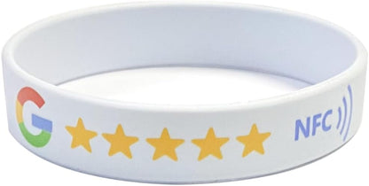 NFC Review Wristband – Google/Instagram/Facebook – No Monthly Fee – Waterproof