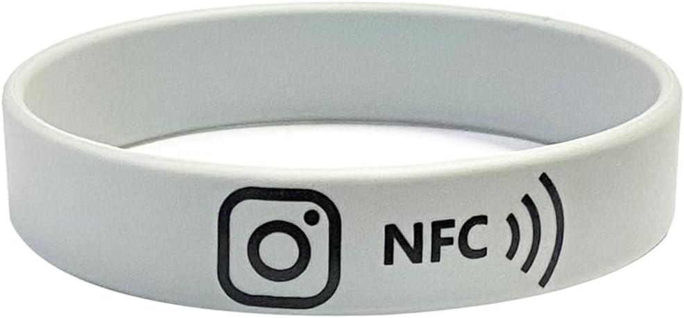 NFC Review Wristband – Google/Instagram/Facebook – No Monthly Fee – Waterproof