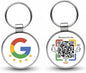 NFC Keychain for Reviews & Social Media – Metal Epoxy – No App, No Monthly Fee