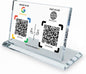 Dual NFC Crystal Stand – Choose 2 Functions – No App, No Subscription