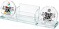 Crystal NFC Stand with Card Holder – Dual Platform – No App, No Monthly Fee