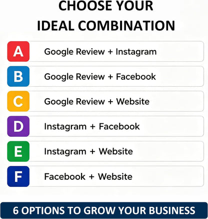 Dual NFC Review & Social Sign – Waterproof PVC – No Monthly Fee