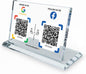 Dual NFC Crystal Stand – Choose 2 Functions – No App, No Subscription