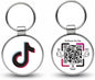 NFC Keychain for Reviews & Social Media – Metal Epoxy – No App, No Monthly Fee