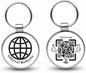 NFC Keychain for Reviews & Social Media – Metal Epoxy – No App, No Monthly Fee